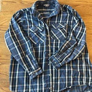 Carhartt plaid over shirt